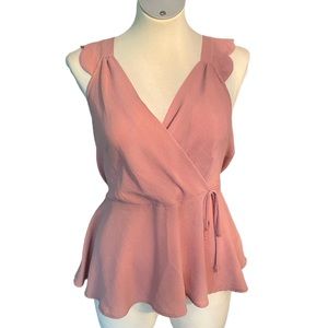 Monteau Womens V Neck Tank Large